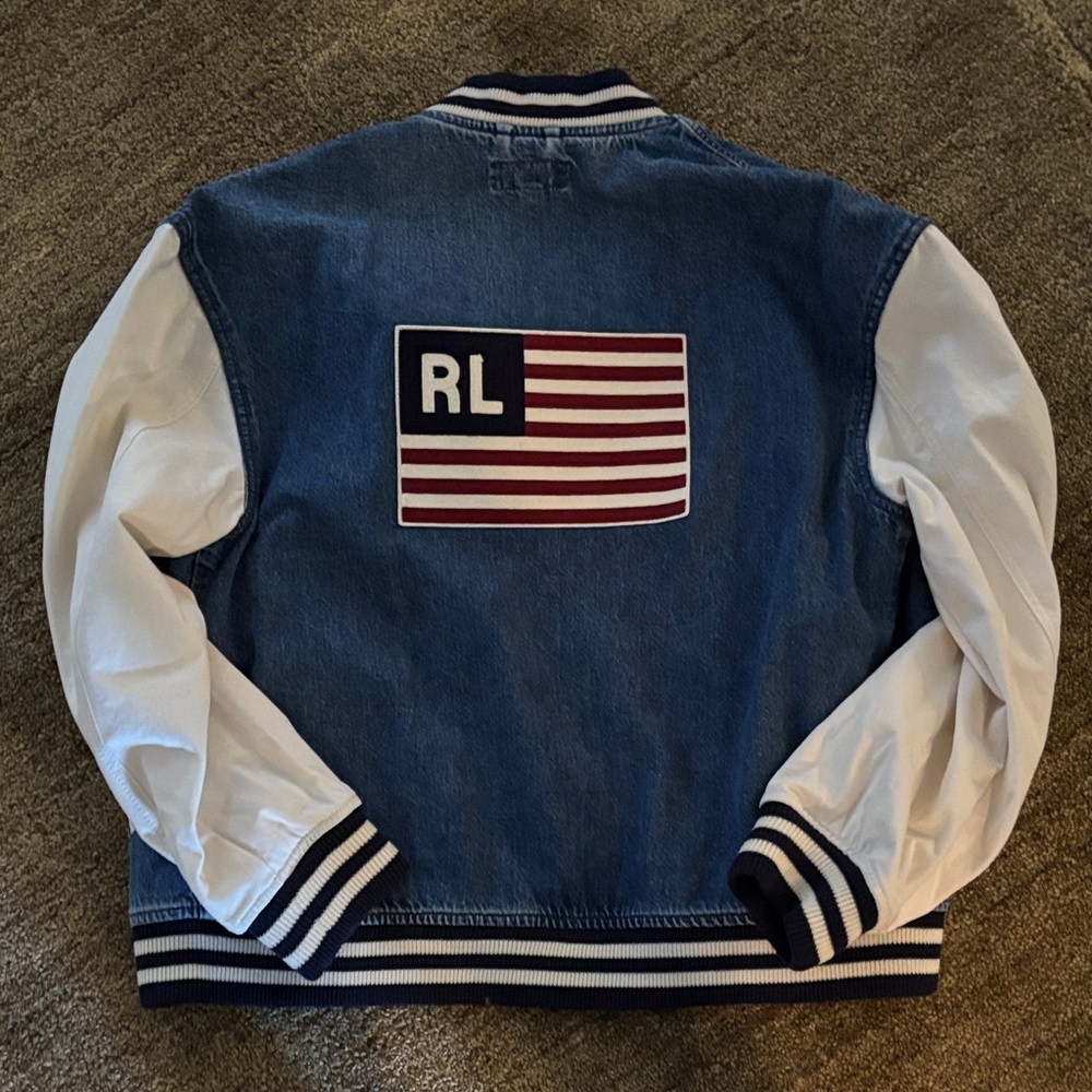 Polo by Ralph Lauren Denim and White Jacket Bomber - Picture 3 of 6